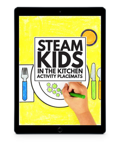 STEAM Kids in the Kitchen Activity Placemats