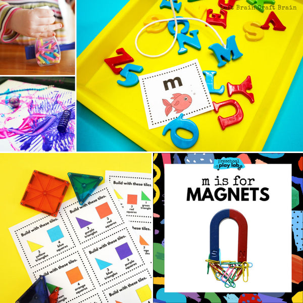 Preschool Play Lab: M is for Magnets