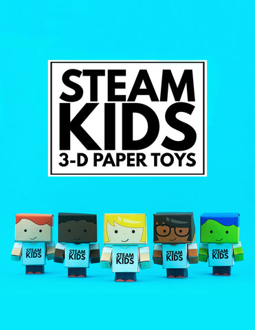 STEAM Kids 3-D Paper Toys and Bots EBook