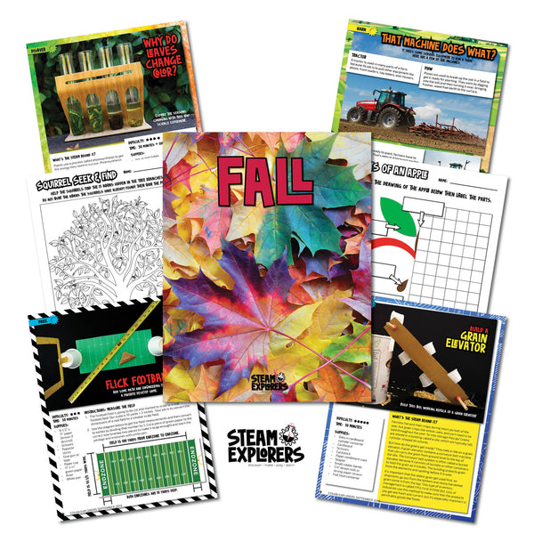 Four Seasons Ebook Bundle (Spring, Summer Fun, Fall, Winter) by STEAM Explorers