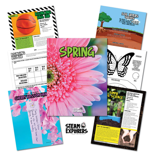 Spring Ebook Unit Study by STEAM Explorers