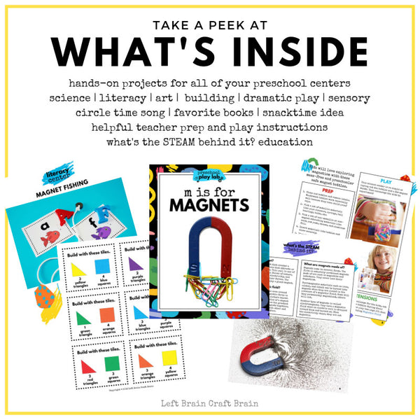 Preschool Play Lab: M is for Magnets