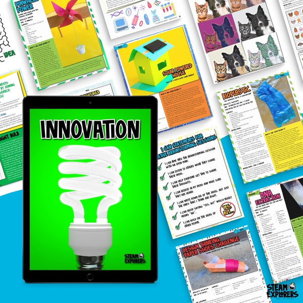 Innovation Ebook Unit Study by STEAM Explorers