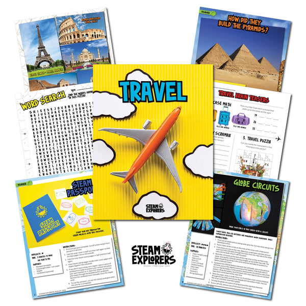 Travel Ebook Unit Study by STEAM Explorers