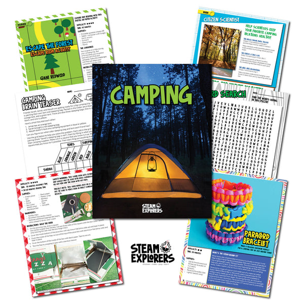 Camping Ebook Unit Study by STEAM Explorers
