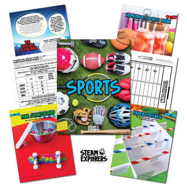 Sports Ebook Unit Study by STEAM Explorers
